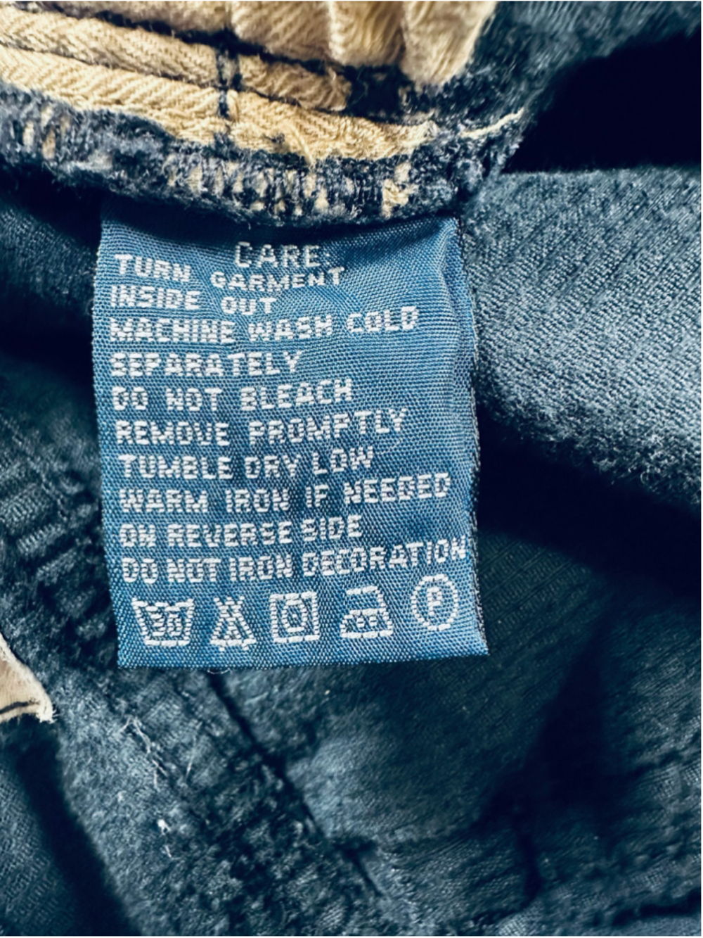 Vintage Ralph Lauren Blue Label Brand Thompson Black Wide Wale Corduroy Pants 8 - Picture 15 of 16